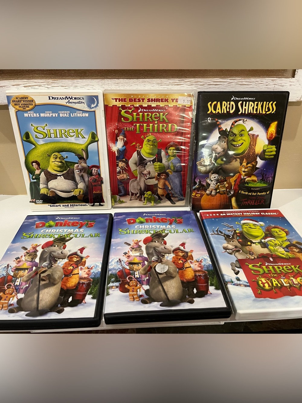 Shrek Movie DVD Lot Mini Episodes
